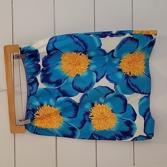 Roxy size 7  floral midi skirt - Picture 1 of 4